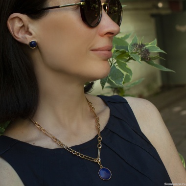 Колье Fiore Luna, NATURAL LAPIS